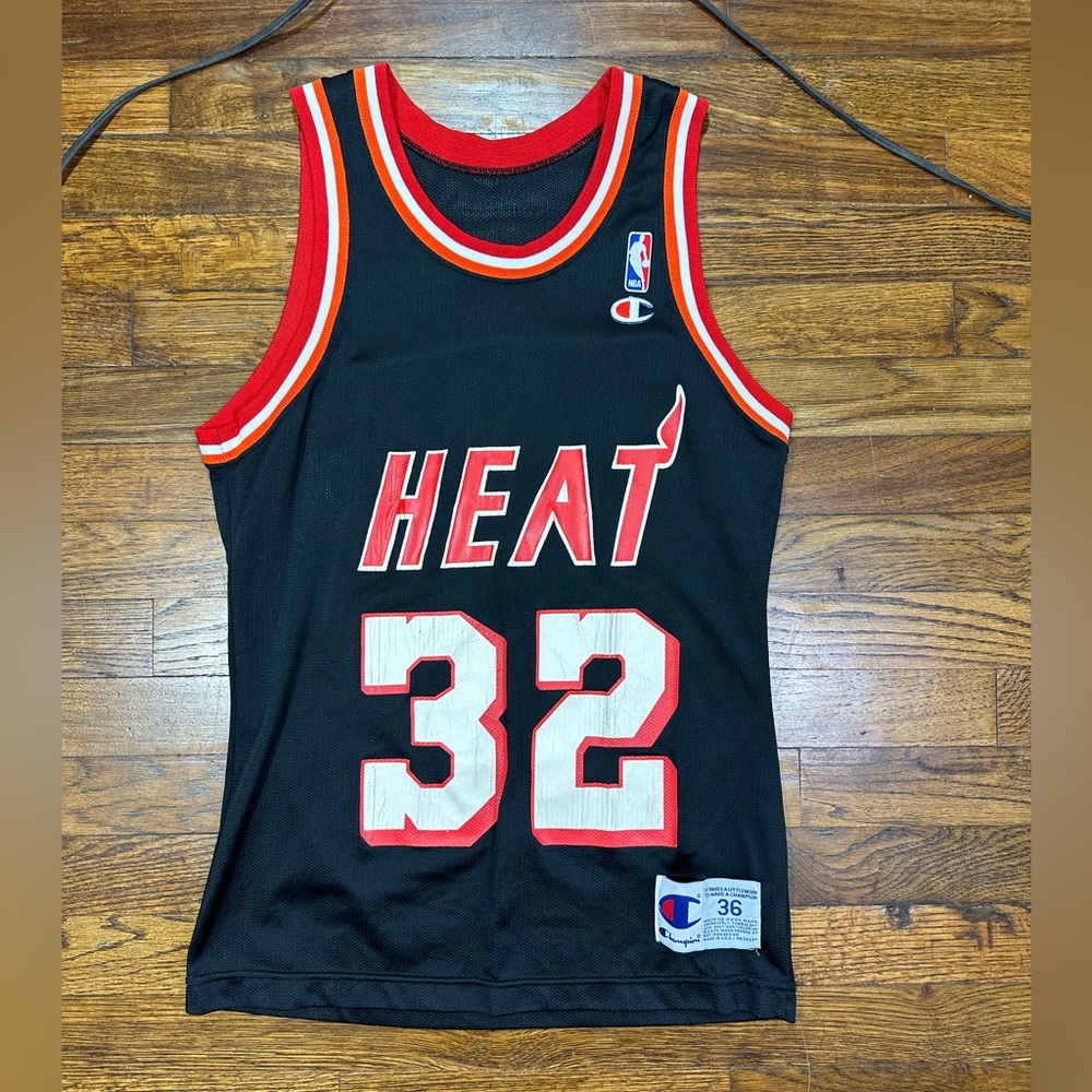 Harold Miner Miami Heat Champion Jersey